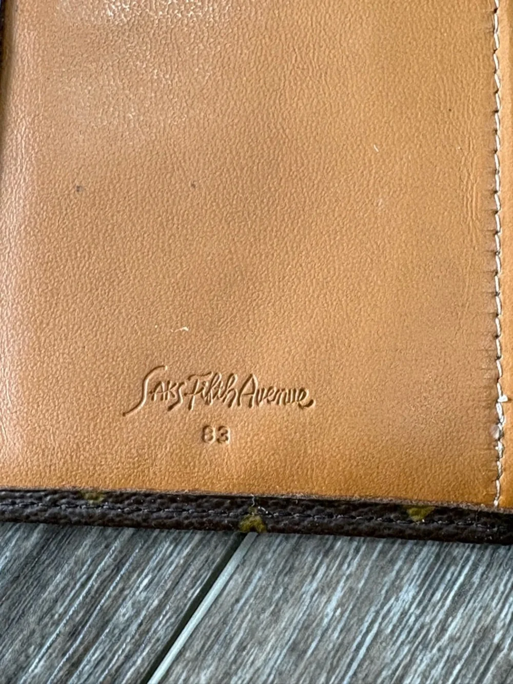 Louis Vuitton Monogram Long Wallet - Brown & Gold Print - Picture 4 of 4